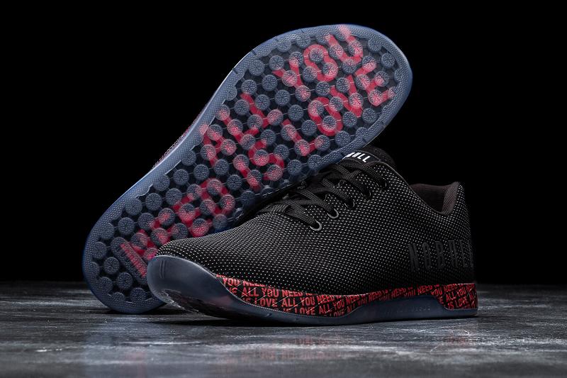 Nobull All You Need Is Love Men's Trainers Black | USA P1340J